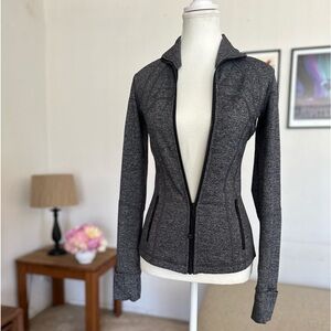 Lululemon Define Jacket LUON, Heathered Black, Size 4